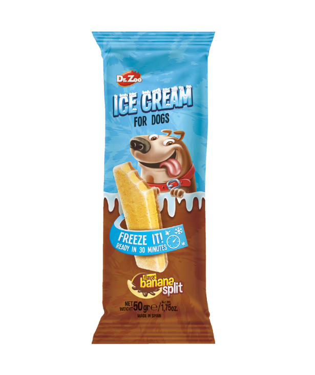 DR. ZOO ΙCE CREAM- Βanana Split 50gr